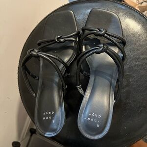 A NEW DAY black block mule